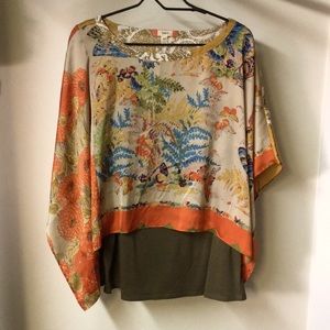 Anthropologie Scarf Kimono with Cami Top